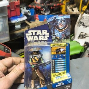 Hasbro Star Wars Action Figure with Blue and Brown Outfit